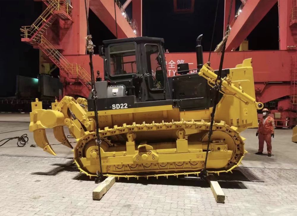 Shantui Bulldozer SD22 with 3 Teeth Ripper to Africa