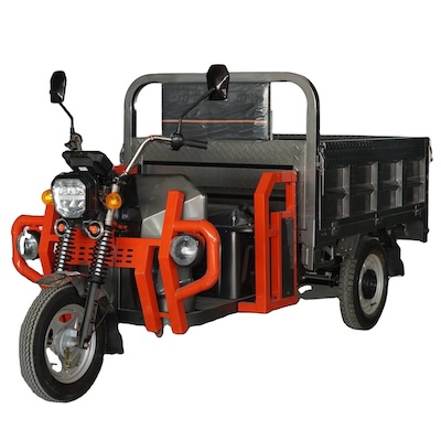 Three Wheels Electric Tricycle Cargo Truck Open Cab