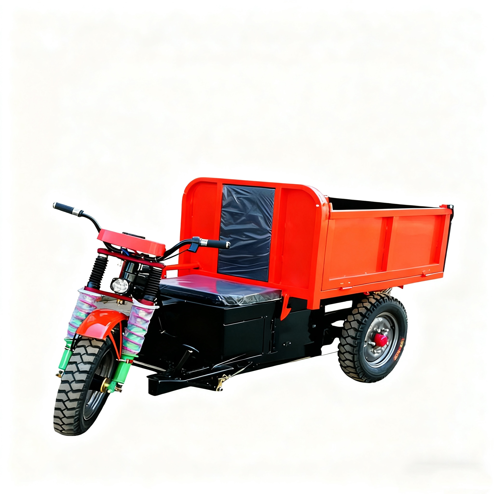Electric Tricycle for Construction Agricultural and Household Breeding with Motor As Core Component Dump Truck