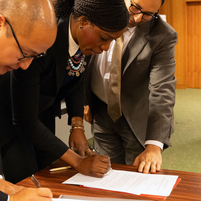 Sany signed an agreement with the United Nations OCHA.