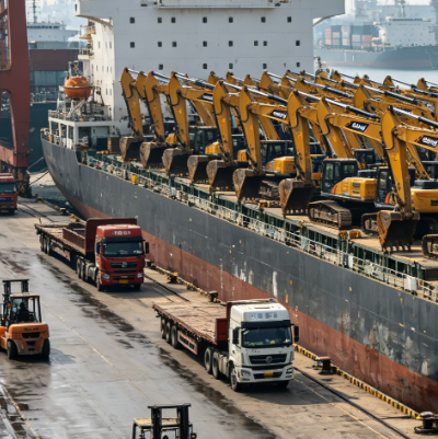 Chinese Excavator Exports Surge 36.1% in Q1 2026: Global Demand Booms for Sany, XCMG & LiuGong