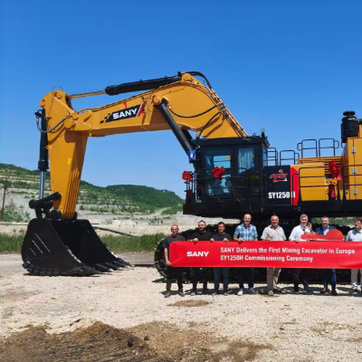 SANY’s 100-Ton Mining Excavator Makes Its European Market Debut