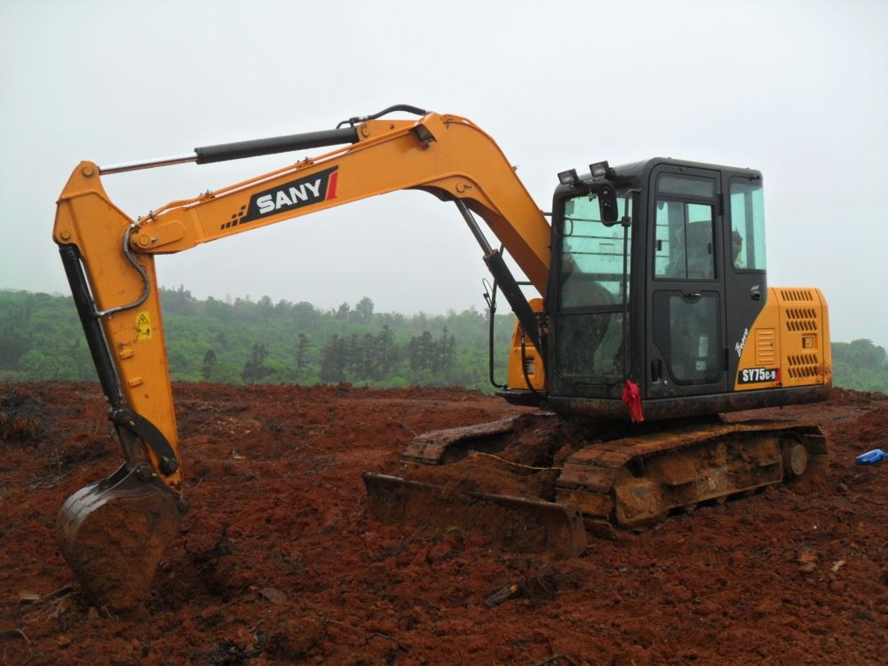 Guidelines for SANY Digger Machine Working in Rainy Days
